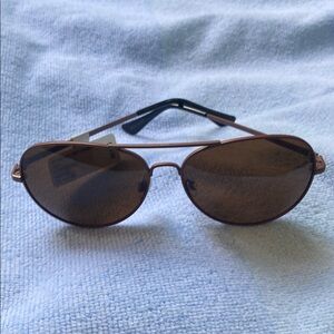 Hard Candy Pink and Brown Aviator Sunglasses